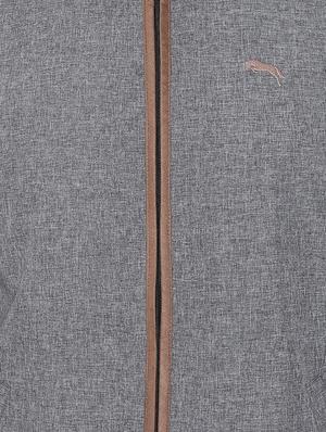 grey solid casual jacket - 16702358 - Standard Image - 5