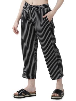 tie knot striped straight palazzo - 16703057 - Standard Image - 2