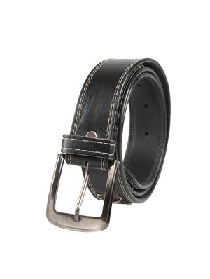 black leatherette belt - 16703312 - Standard Image - 2