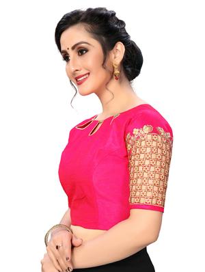 solid embroidered blouse - 16703381 - Standard Image - 2