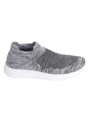 grey fabric slip on sport shoes - 16703414 - Standard Image - 2