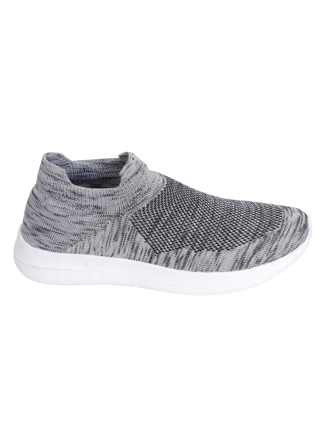 grey fabric slip on sport shoes - 16703414 - Zoom Image - 2