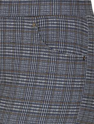 high rise checkered trouser - 16704333 - Standard Image - 5