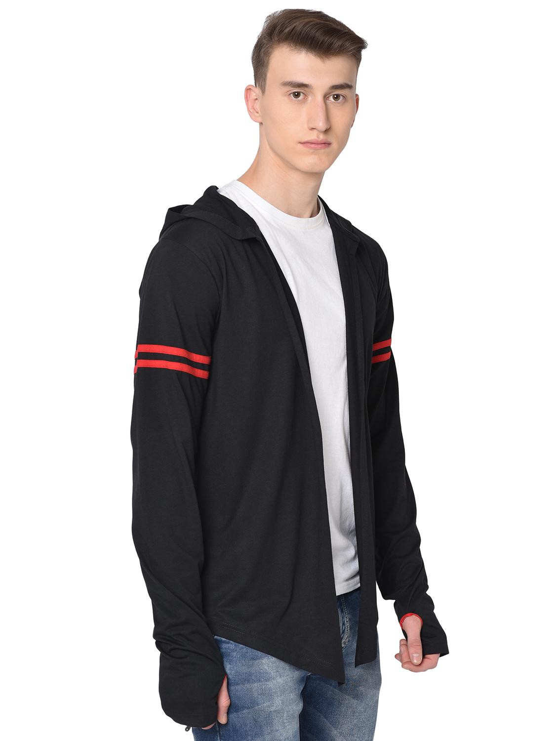 black solid thumb hole shrug - 16704430 - Zoom Image - 2