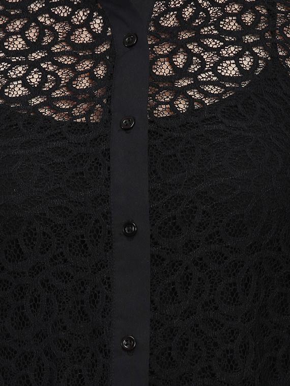 bell sleeved laced shirt - 16705126 - Zoom Image - 5