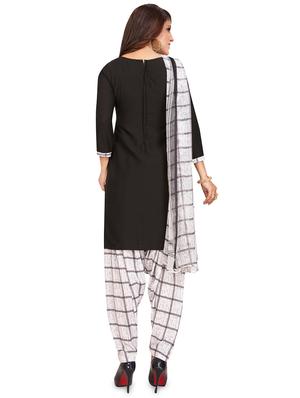 printed unstitched suit - 16705626 - Standard Image - 2