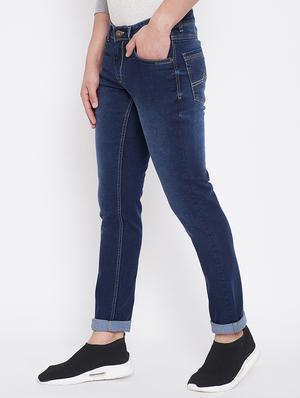 blue light washed denim jeans - 16705999 - Standard Image - 2