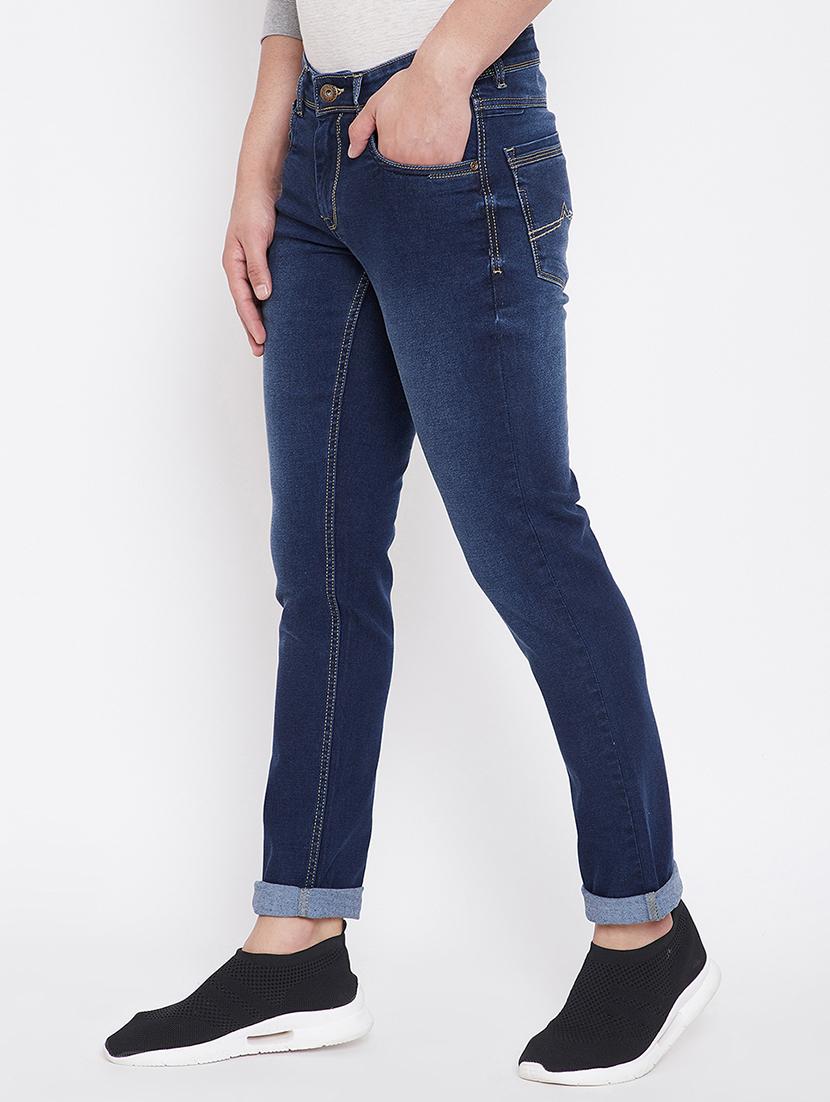 blue light washed denim jeans - 16705999 - Zoom Image - 2