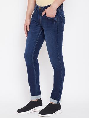 blue light washed denim jeans - 16706004 - Standard Image - 2