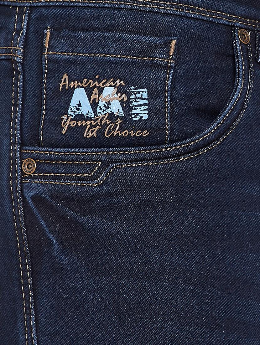 dark blue light washed denim jeans - 16706012 - Zoom Image - 5