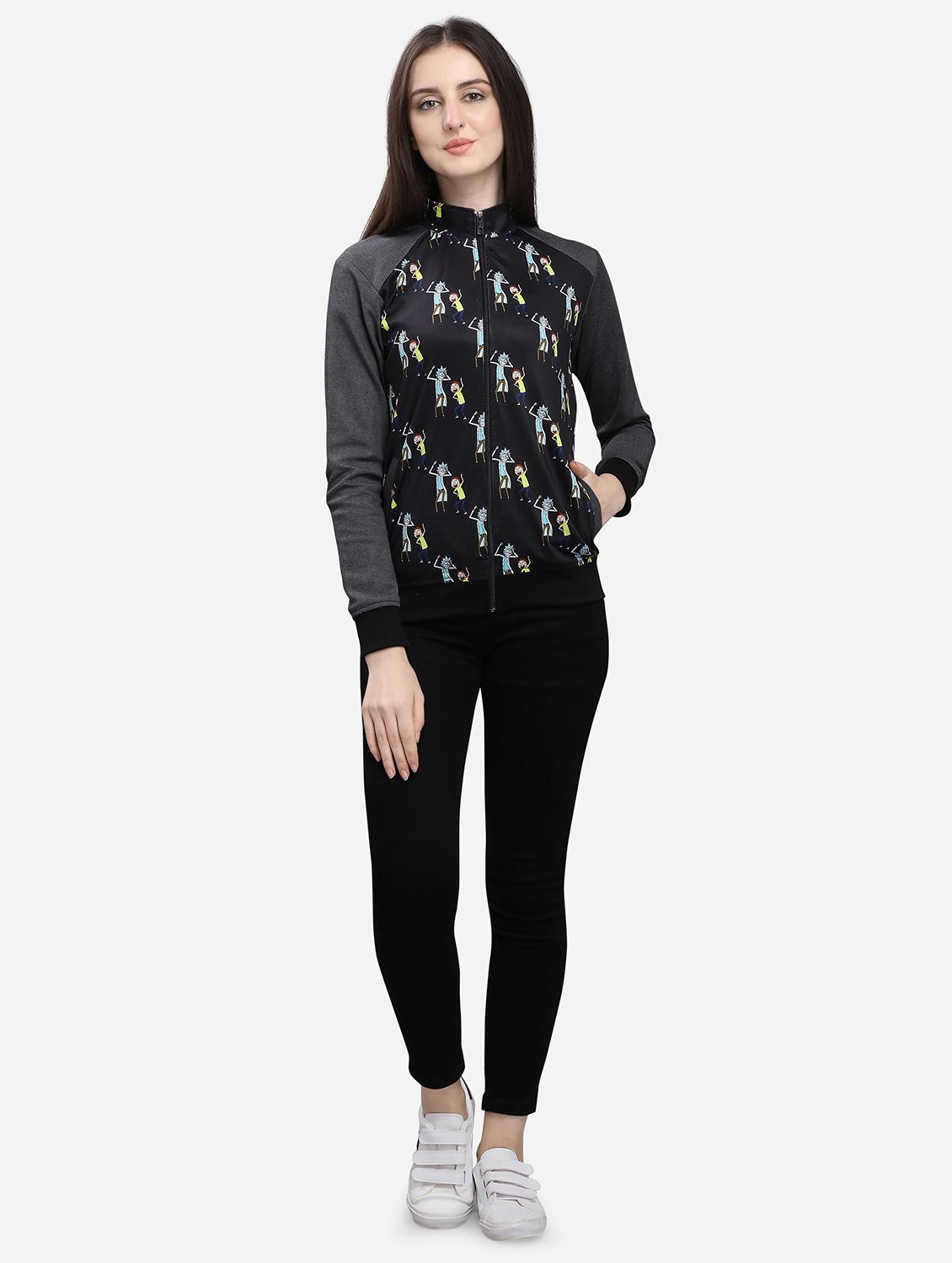 quirky sleeved mandarin neck jacket - 16706209 - Zoom Image - 5