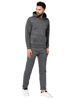 grey solid track suit - 16706305 - Standard Image - 2