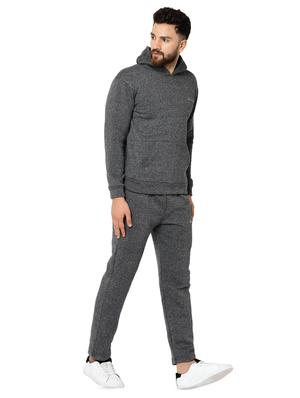 grey solid track suit - 16706306 - Standard Image - 2