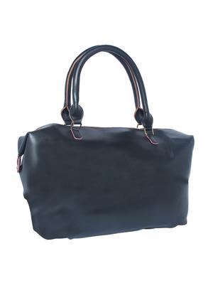 black leatherette (pu) regular handbag - 16706947 - Standard Image - 2