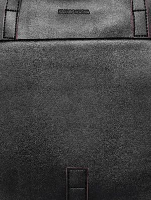 black leatherette (pu) regular tote - 16707209 - Standard Image - 5