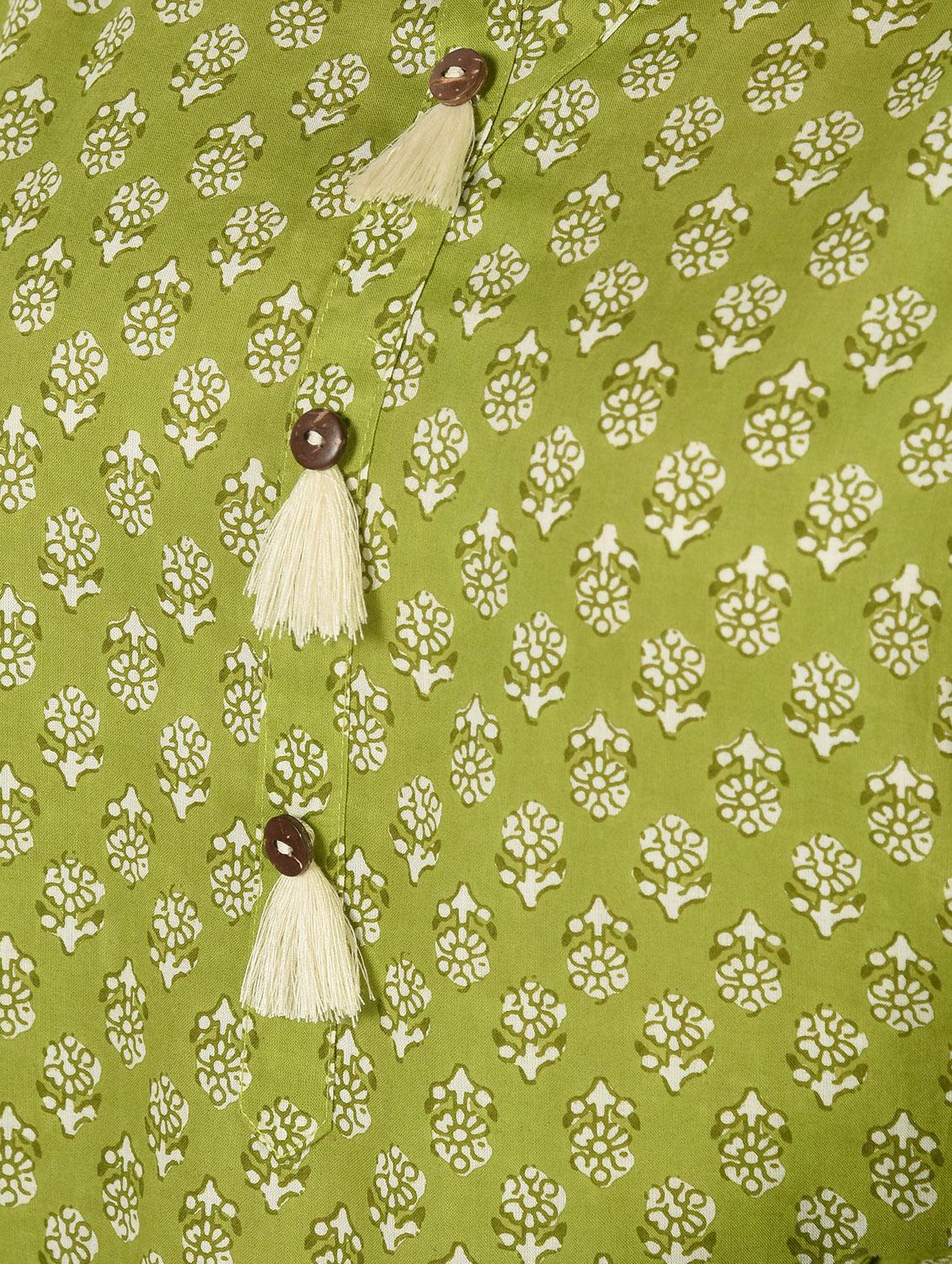 printed straight kurta - 16708025 - Zoom Image - 5