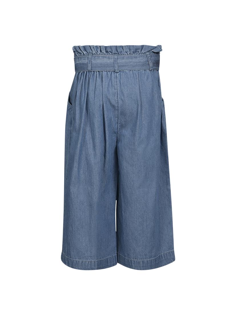 blue cotton casual trouser - 16708123 - Zoom Image - 2