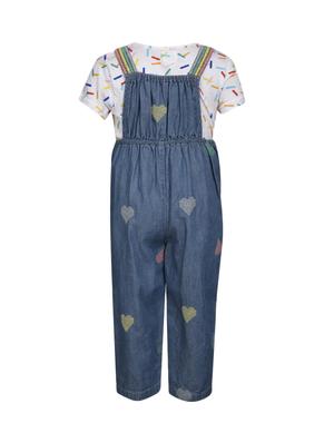 blue cotton regular jump suit - 16708141 - Standard Image - 2