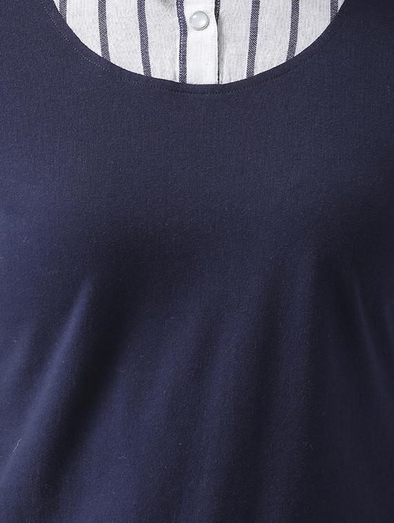 shirt collar layered top - 16708327 - Zoom Image - 5