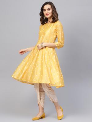 embroidered kurta palazzo set - 16708364 - Standard Image - 2