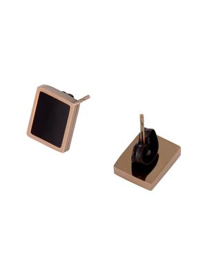 black metal studs earring - 16708530 - Standard Image - 2