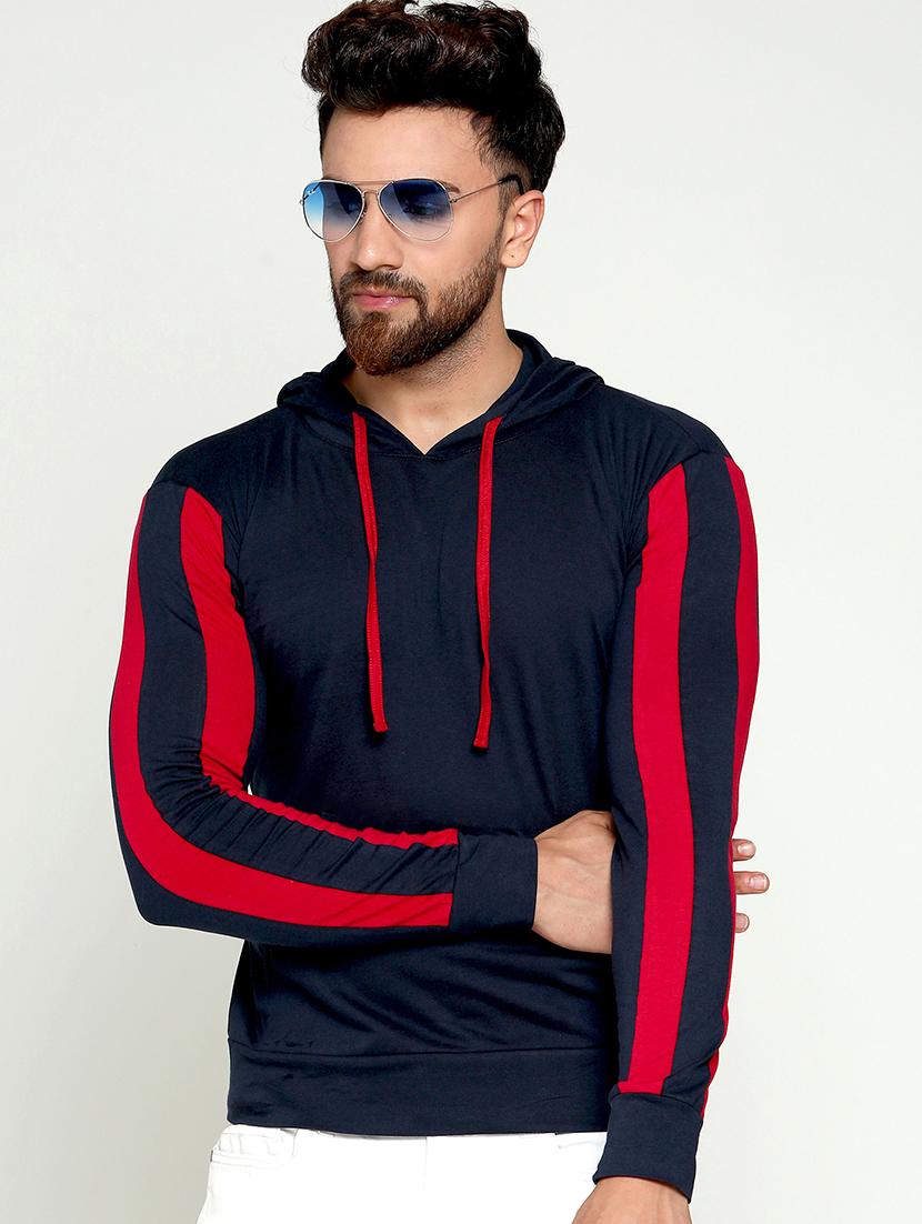 navy blue taped t-shirt - 16708761 - Zoom Image - 2