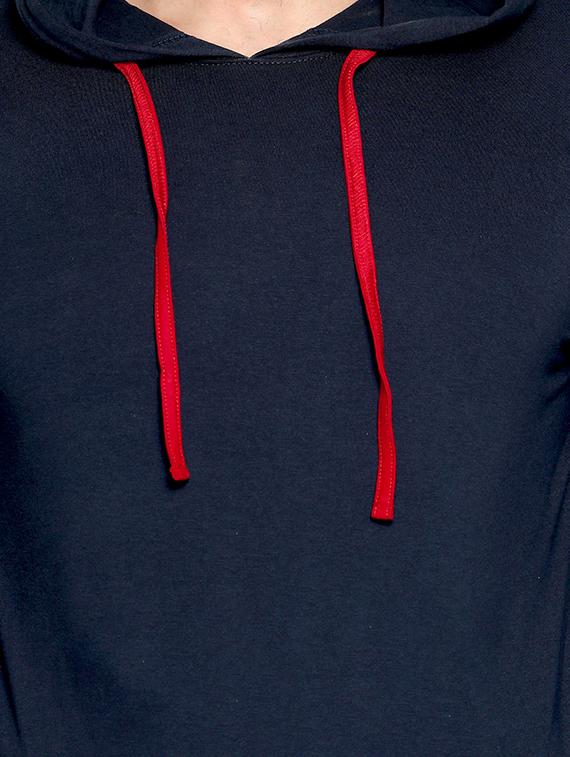 navy blue taped t-shirt - 16708761 - Zoom Image - 5
