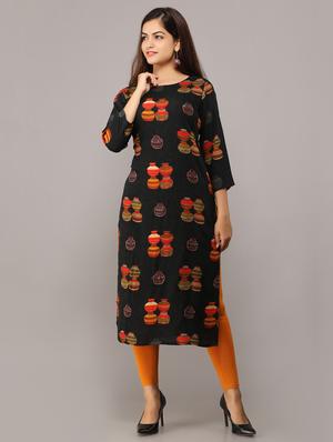 conversational straight kurta - 16708849 - Standard Image - 2