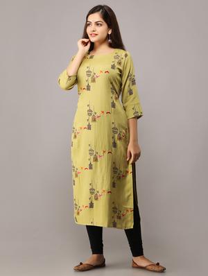 conversational straight kurta - 16708865 - Standard Image - 2