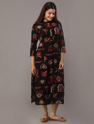 conversational straight kurta - 16708866 - Standard Image - 2