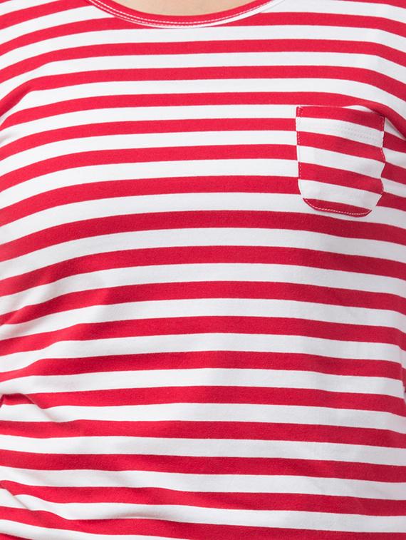 round neck striped tee - 16708897 - Zoom Image - 5