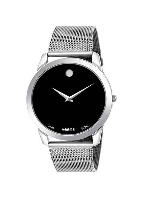 veens analogue black dial mens watch - 16708960 - Very Small Image - 1