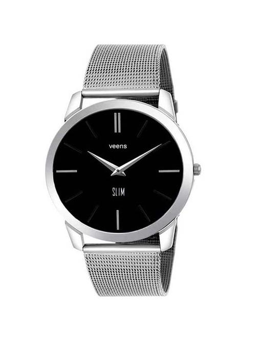 veens analogue black dial mens watch - 16708961 - Very Small Image - 1