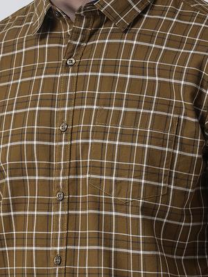 green checkered casual shirt - 16709415 - Standard Image - 5