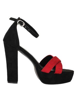 red back strap sandals - 16709730 - Standard Image - 2