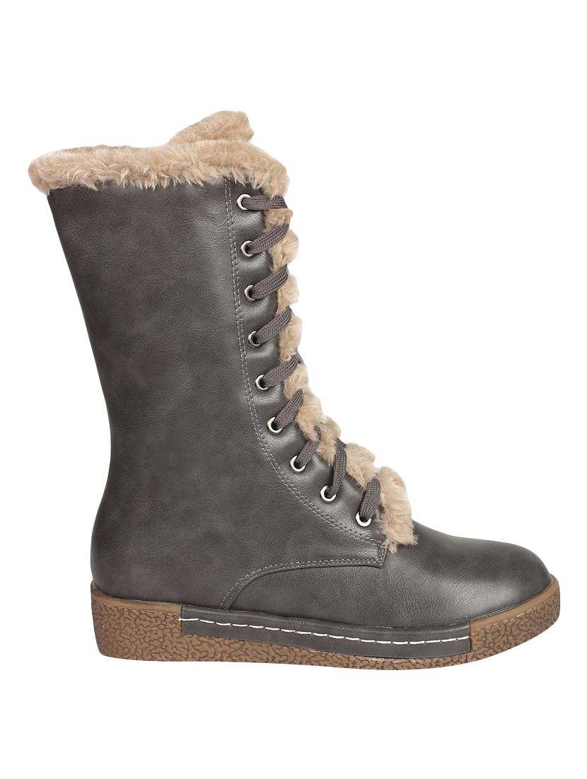 grey calf boots - 16709762 - Zoom Image - 2