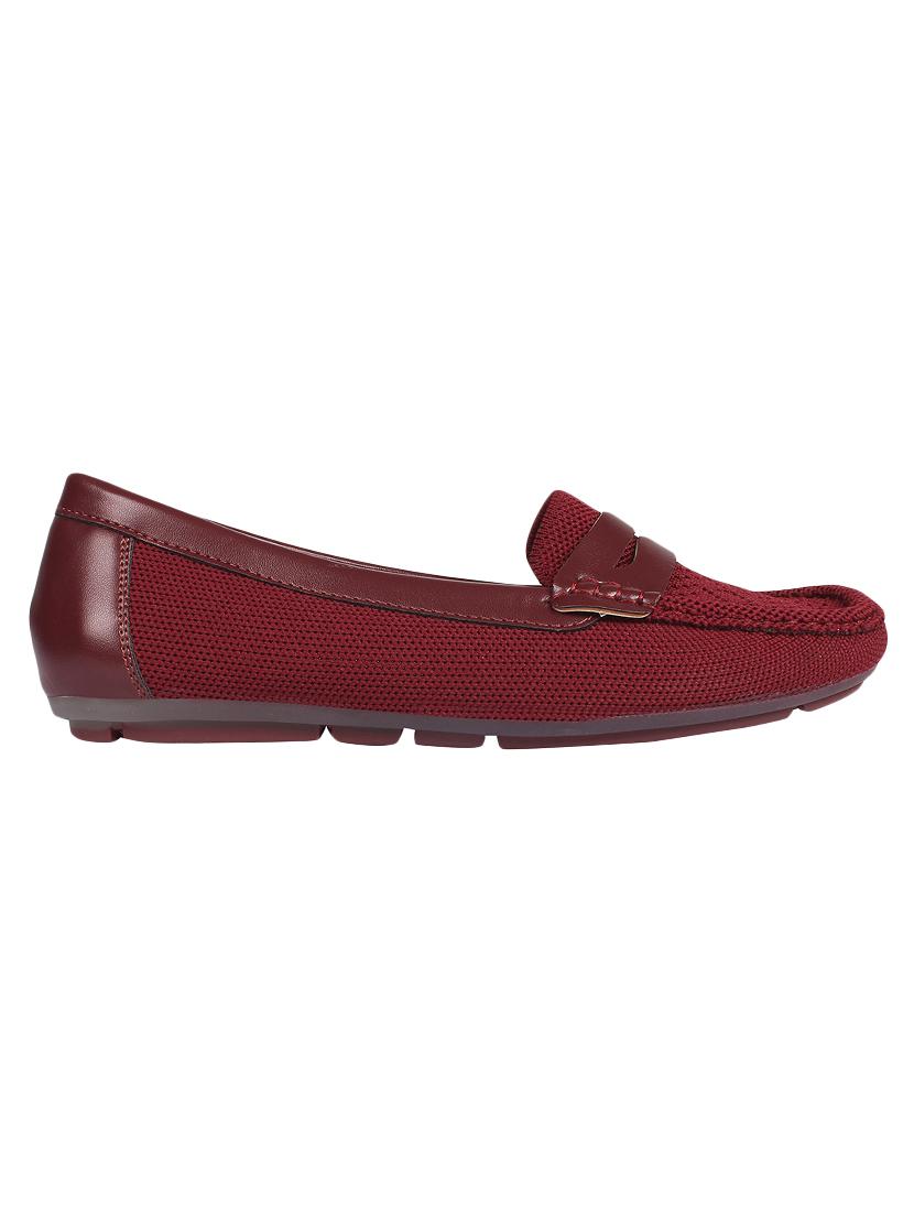 maroon slip on loafers - 16709797 - Zoom Image - 2