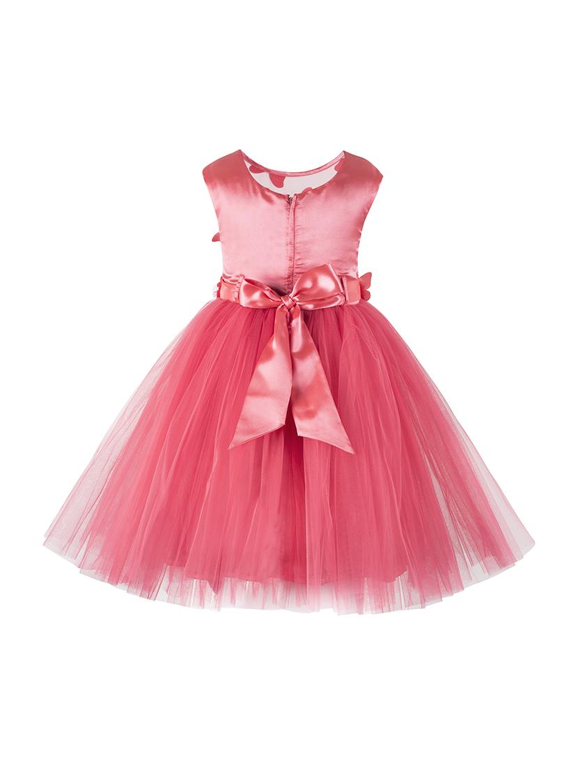red polyester frock - 16709830 - Zoom Image - 2