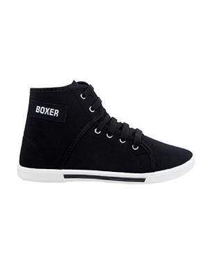 black canvas lace up sneakers - 16710508 - Standard Image - 2