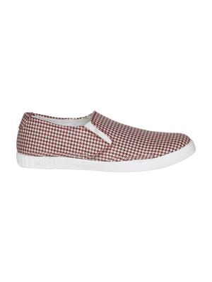 red leatherette slipons - 16710779 - Standard Image - 2