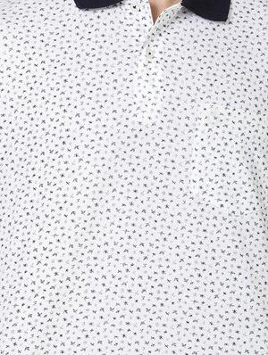white printed t-shirt - 16711017 - Standard Image - 5