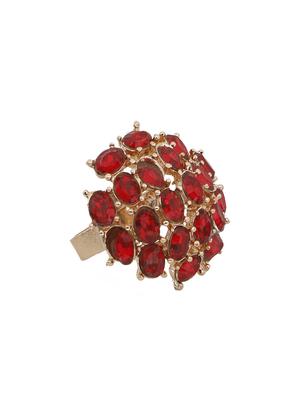 red gold plated finger ring - 16711138 - Standard Image - 2