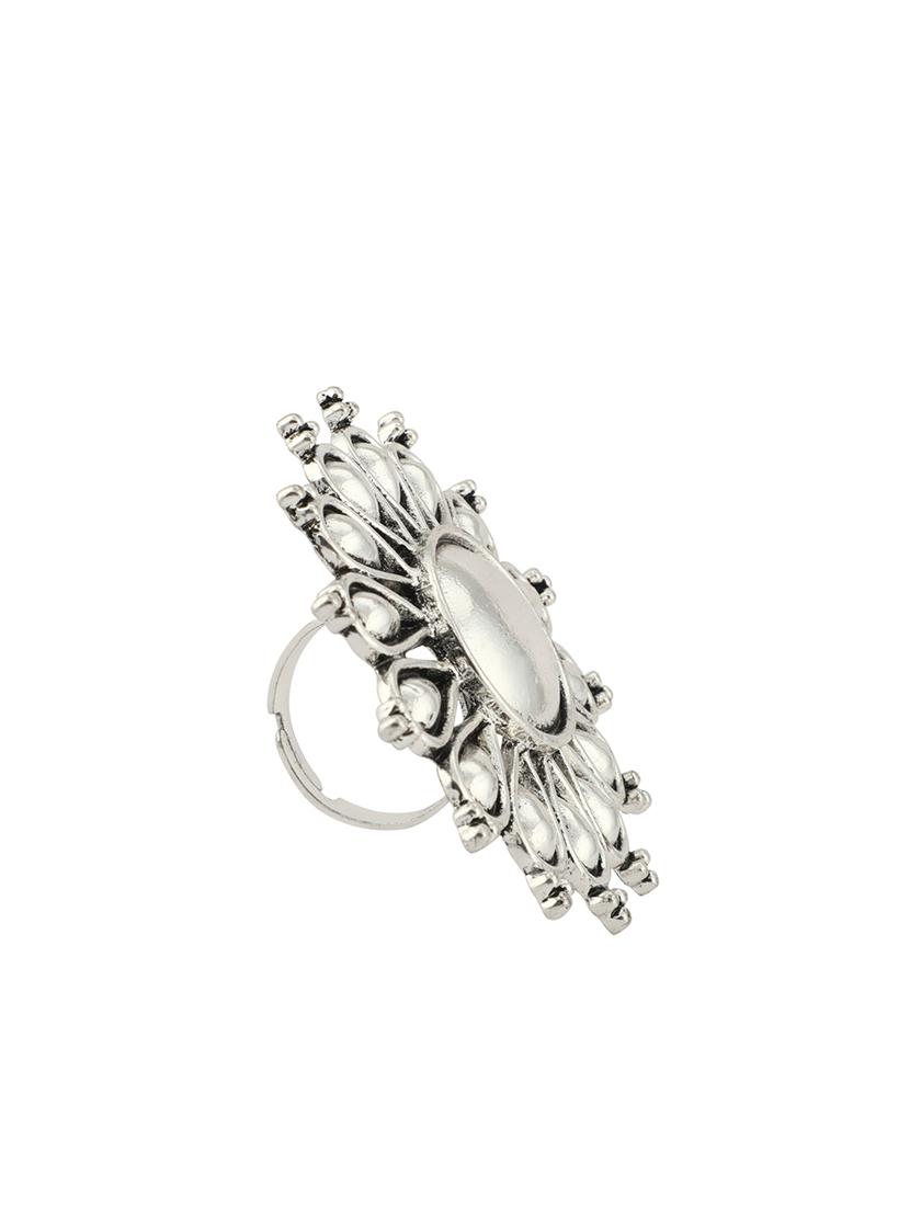 silver plated finger ring - 16711139 - Zoom Image - 2
