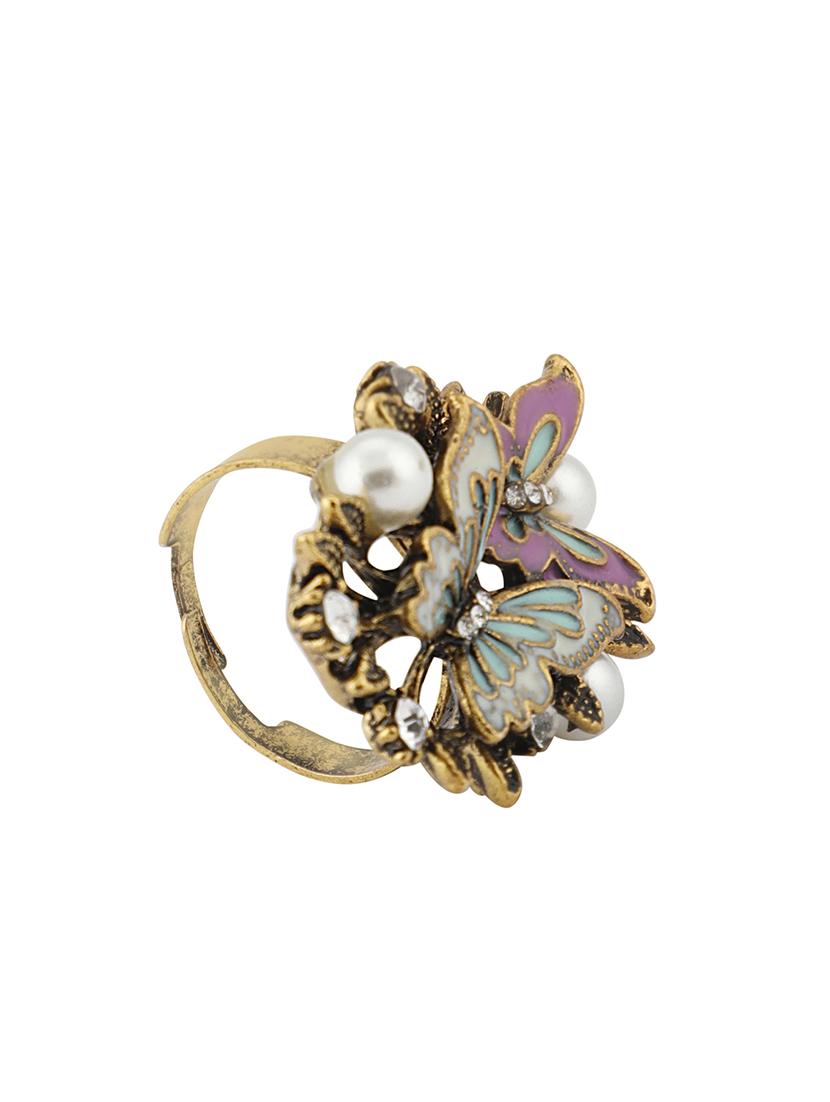 gold plated finger ring - 16711143 - Zoom Image - 2