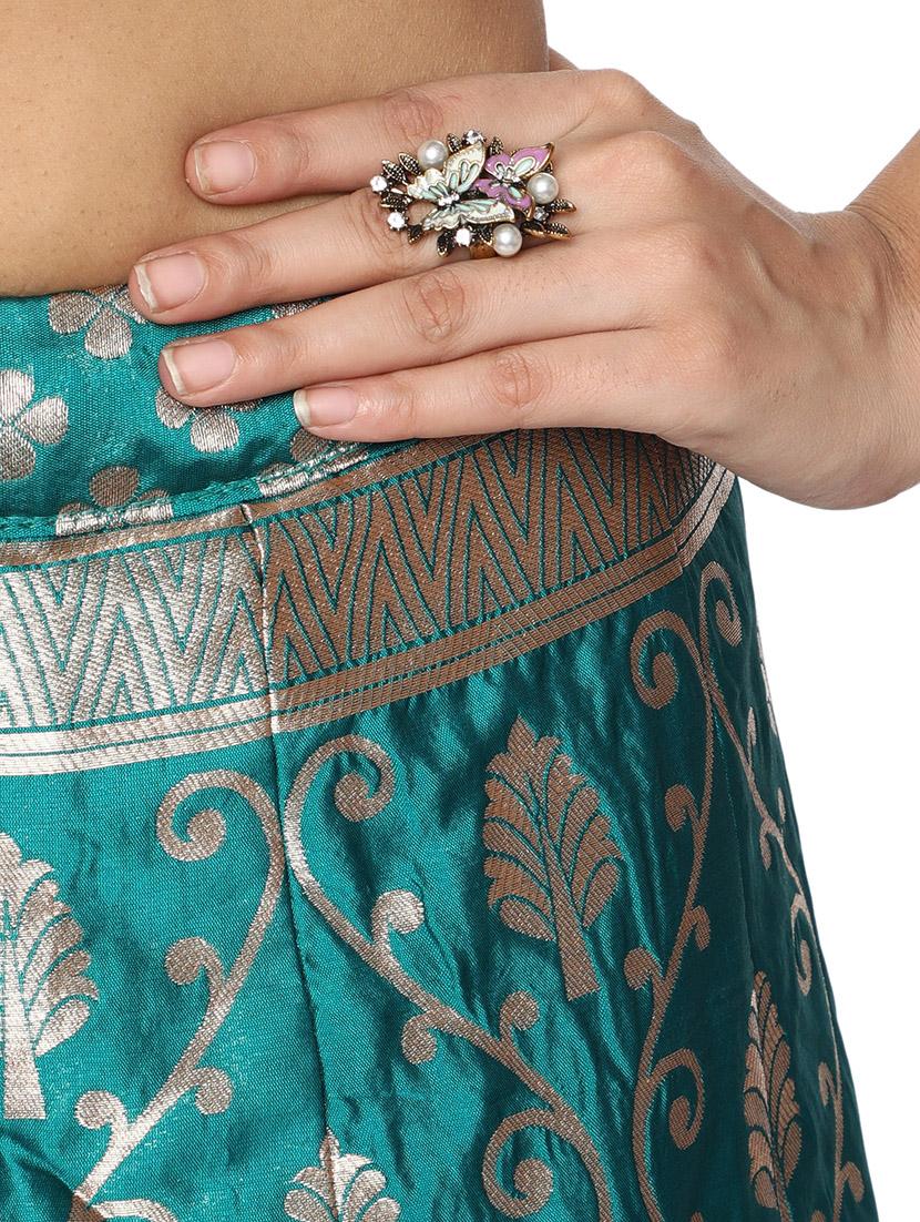 gold plated finger ring - 16711143 - Zoom Image - 5