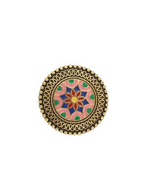 multi colored gold plated finger ring - 16711144 - Standard Image - 2