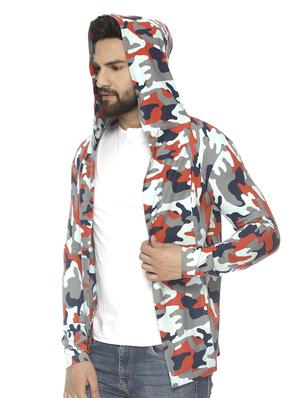 red camouflage printed shrug - 16711570 - Standard Image - 2