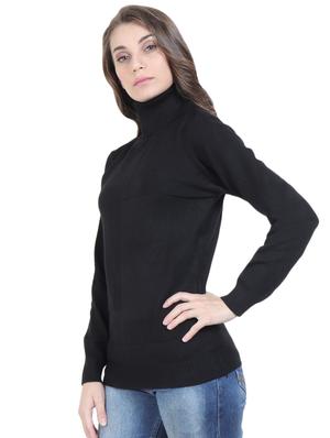 turtle neck solid pullover - 16712005 - Standard Image - 2