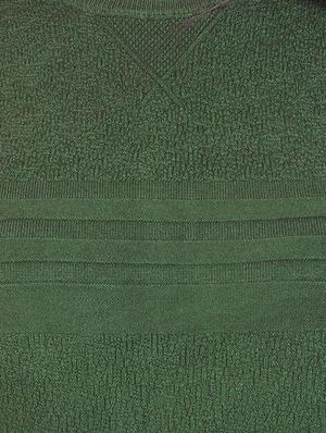 round neck solid pullover - 16712013 - Standard Image - 5