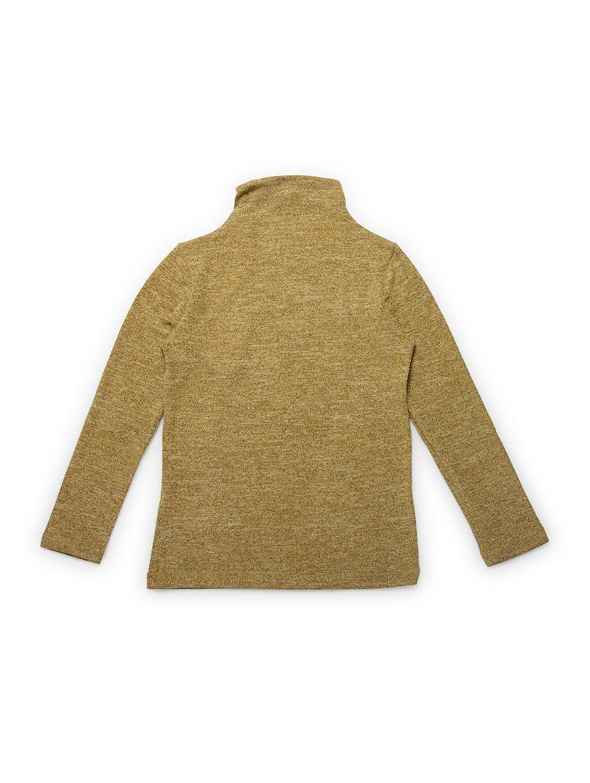 gold cotton blend regular top - 16712145 - Zoom Image - 2